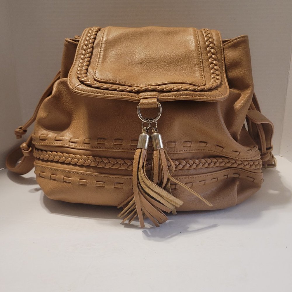 Just Fab Womens Shoulder Crossbody Handbag Faux